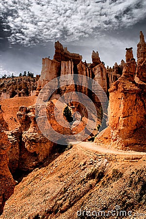 The Hoodoos of Bryce Canyon Stock Photo