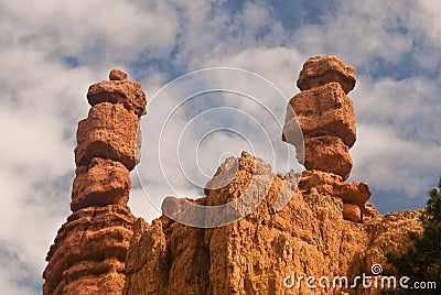 Hoodoos in Dixie National Forest Stock Photo