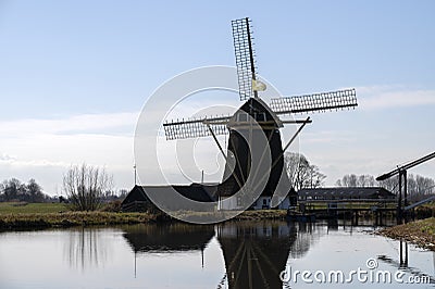 The Hoog And Groenland Mill At Loenersloot The Netherlands 15-3-2022 Editorial Stock Photo