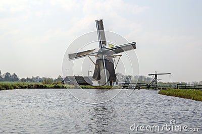 Hoog And Groenland Mill At Loenersloot The Netherlands 2019 Editorial Stock Photo