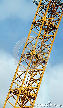 Hook crane tower platform Stock Photo