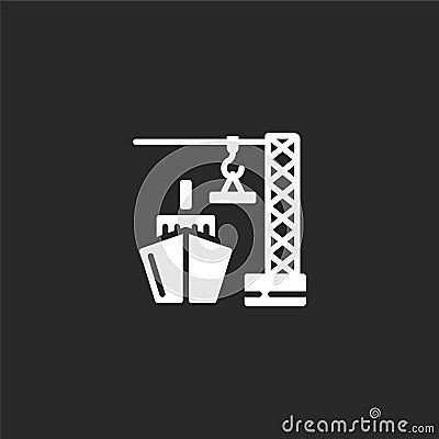 hook icon. Filled hook icon for website design and mobile, app development. hook icon from filled manufacturing collection Vector Illustration