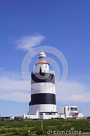 Hook Lighthouse on the Hook Peninsula Editorial Stock Photo