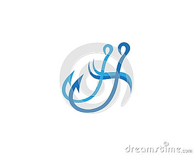 hook symbol and logo icon vectors Vector Illustration