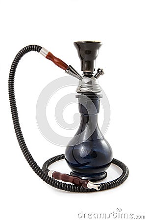 Hookah on white Stock Photo