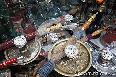 Hookah (Water Pipes) Stock Photo