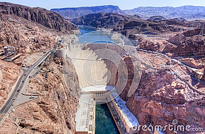 Hoover Dam Stock Photo