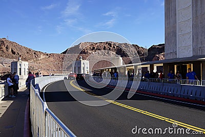 The Hoover Dam b28 Editorial Stock Photo