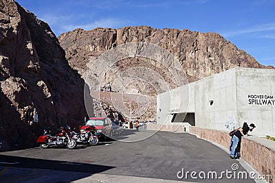 The Hoover Dam c37 Editorial Stock Photo