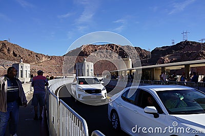 The Hoover Dam b22 Editorial Stock Photo