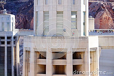 The Hoover Dam d46 Editorial Stock Photo