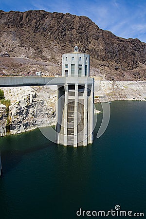 Hoover Dam at Lake Powell Stock Photo