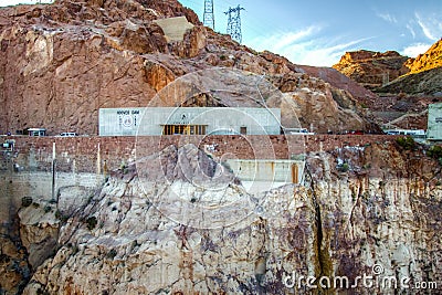 Hoover Dam Nevada Visitors Center In Nevada Editorial Stock Photo