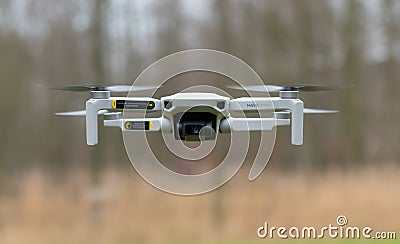 Hoovering drone Mavic 2 Editorial Stock Photo