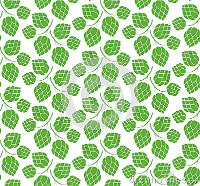 Hop. Pattern Vector Illustration