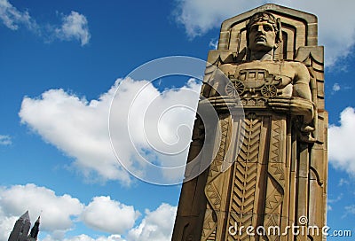 The Hope Memorial Bridge in Cleveland Editorial Stock Photo