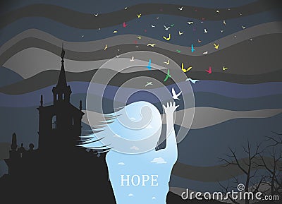 Hope Vector Illustration