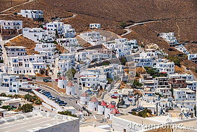 Hora of Astypalea island in Greece Stock Photo