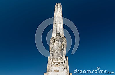 Horea, Closca and Crisan Obelisk in the Citadel Alba-Carolina in Alba Iulia, Romania Stock Photo