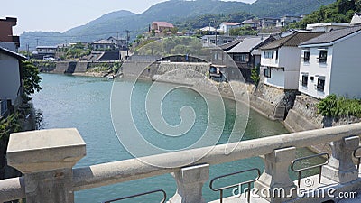 Horikawa Unga Canal was located in the scenic Miyazaki Prefecture Editorial Stock Photo