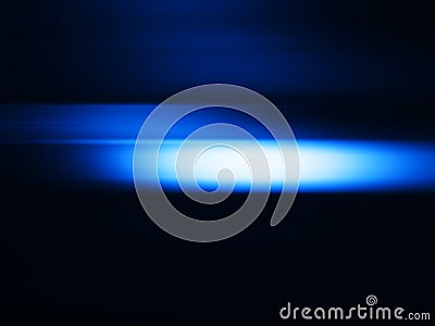 Horizontal blue haste motion blur background Stock Photo