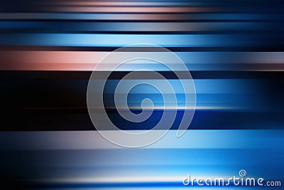 Horizontal blue and red motion blur lines background hd Stock Photo