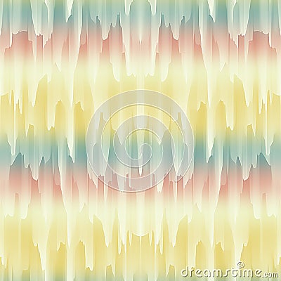 Horizontal blurry ombre blend textured stripe background. Variegated pastel line melange seamless pattern. Abstract Stock Photo