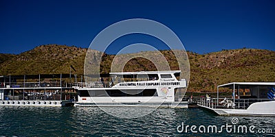 Horizontal Falls - Tourist operation in the Kimberleys Editorial Stock Photo