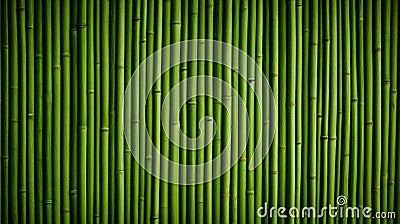 Horizontal green bamboo background texture Stock Photo