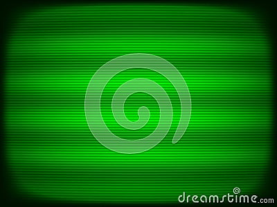 Horizontal green tv scanlines illustration background Cartoon Illustration
