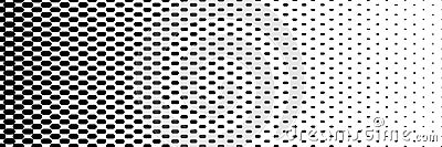 horizontal halftone of black capsule design for pattern and background Stock Photo