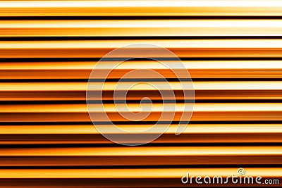 Horizontal orange lines motion blur background Stock Photo