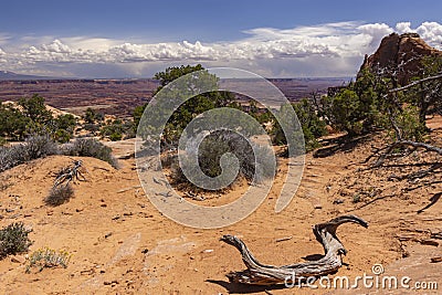 Horizontal Photo in canyonland National Park close to Moab Utah USA Stock Photo