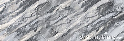 horizontal silver texture for pattern and background Stock Photo