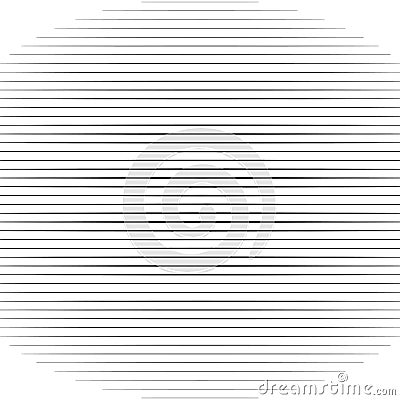 Horizontal straight, parallel lines, stripes pattern background in square format. Simpe, basic Lines geometric texture Vector Illustration