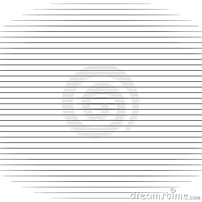 Horizontal straight, parallel lines, stripes pattern background in square format. Simpe, basic Lines geometric texture Vector Illustration