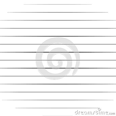 Horizontal straight, parallel lines, stripes pattern background in square format. Simpe, basic Lines geometric texture Vector Illustration