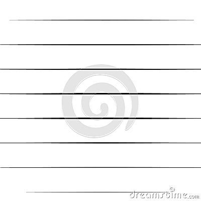 Horizontal straight, parallel lines, stripes pattern background in square format. Simpe, basic Lines geometric texture Vector Illustration
