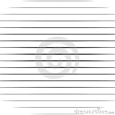 Horizontal straight, parallel lines, stripes pattern background in square format. Simpe, basic Lines geometric texture Vector Illustration