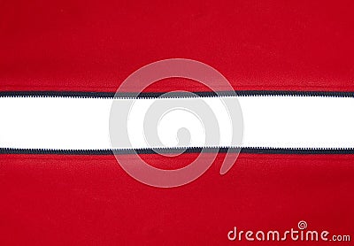 Horizontal Zipper Background Stock Photo