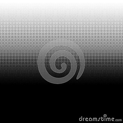 Horizontally seamlessly repeatable, tileable linear halftone, screentone pattern, texture, background Vector Illustration