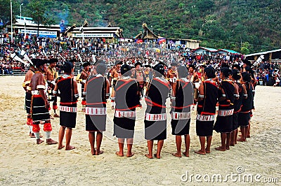 Hornbill Festival of Nagaland-India. Editorial Stock Photo