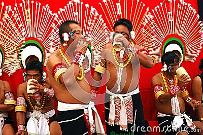 Hornbill Festival of Nagaland-India. Editorial Stock Photo