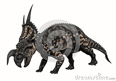 Horned Dinosaur Stock Photo