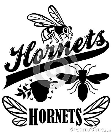 Hornets Team Mascot Stock Photo