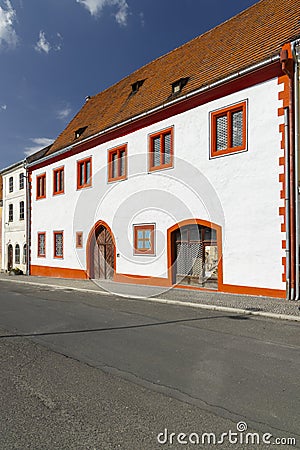 Horni Slavkov old town, Western Bohemia, Czech Republic Stock Photo