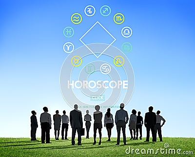 Horoscope Mythology Mystery Belief Astrology Concept Stock Photo