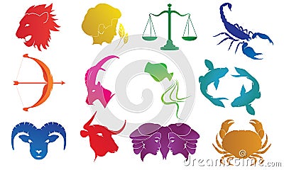 Horoscope signs Vector Illustration