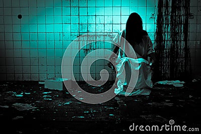 Horror or Scary Scene Stock Photo