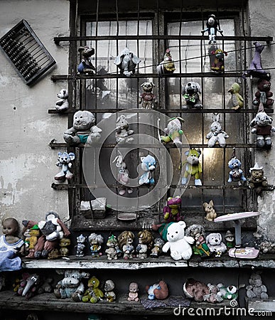 Horror toys Stock Photo